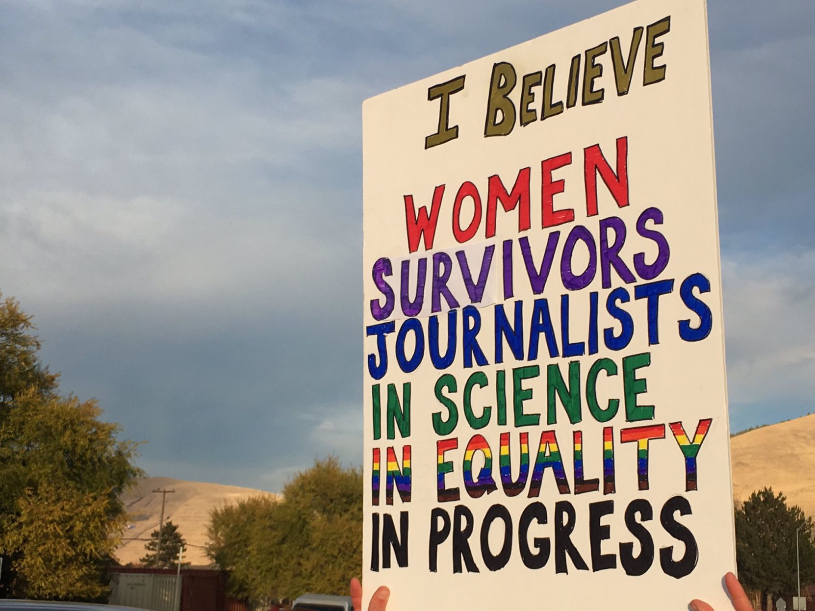 Protest sign